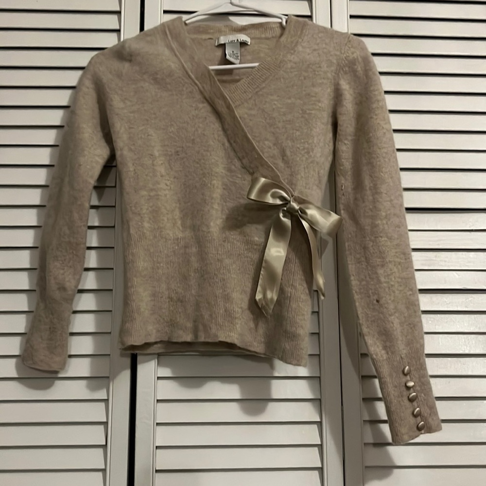 Lucy & Laurel Anthropology Lambs Wool and Rabbit Angora Cross Sweater